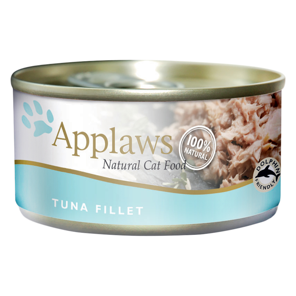 Sparpaket Applaws in Brühe 24 x 70 g - Thunfischfilet von Applaws