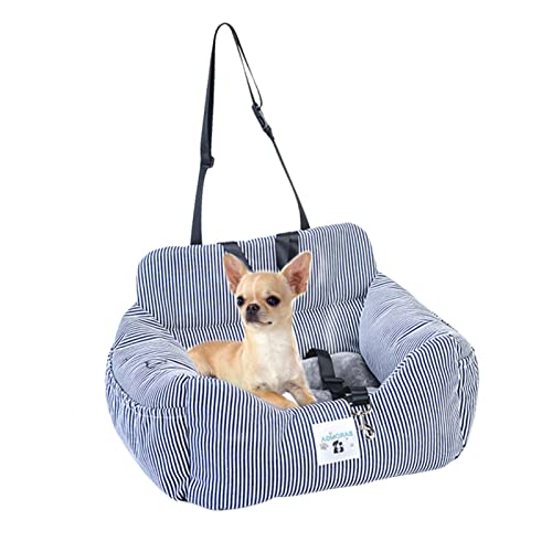 Appoo Autositze für Hunde | Waschbare Welpentragetasche für kleine Hunde | Tragbares Hundeauto-Reisetragebett mit ansteckbarer Leine für Hunde und Katzen von Appoo