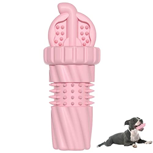 Appoo Robustes Hundespielzeug - Rubber Barbed Cola Cup Shape Unzerstörbares Hundespielzeug für die Reinigung der Hundezähne,Hundespielzeug in Cola Cup-for, langlebiges Kauspielzeug für kleine von Appoo