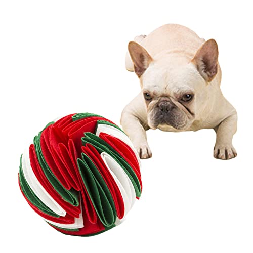 Appoo Schnüffelball - Hundespielball gegen Langeweile - Leckerli-Puzzlespiele Interaktives Nosework-Spielzeug fördert die natürliche Nahrungssuche von Appoo