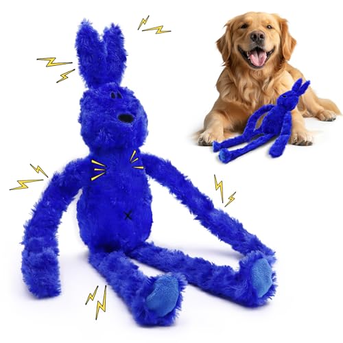 Aqezd Quietschendes Hundespielzeug - Interaktives Hundespielzeug mit Knistern und Quietschen, Bunny Dog Plüschtiere, Bereicherung für kleine und mittelgroße Rassen Welpen oder Hunde, süß und plüschig Aqezd Quietschendes Hundespielzeug - Interaktives Hundespielzeug mit Knistern und Quietschen, Bunny Dog Plüschtiere, Bereicherung für kleine und mittelgroße Rassen Welpen oder Hunde, süß und plüschig von Aqezd