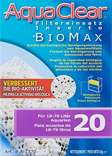 AquaClear Biomax Filtereinsatz, für den AquaClear Powerfilter 20, weiß von Aquaclear