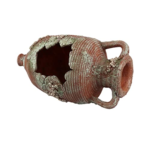 Aqua Della, Amphore S – 18,5 x 8,5 x 6,8 cm bunt für Fische von Aqua Della