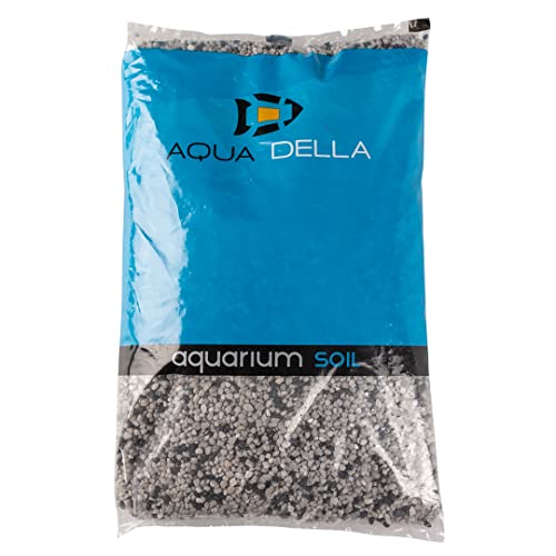 Aqua Della, Kies für Aquarien, Farbe Grey Mix, 2 kg, dekorativ und funktional, bietet Unterstützung, besteht aus hochwertigen Elementen, vor Gebrauch mit lauwarmem Wasser abspülen von Aqua Della