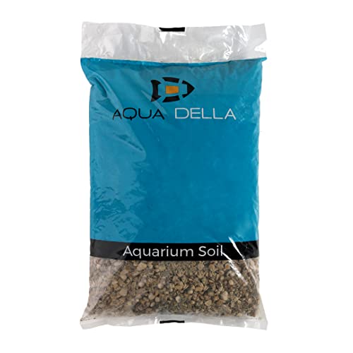 Aqua Della, Aquarienkies British Brown 4-8 mm, 10 kg, dekorativ und funktional, bietet Unterstützung, besteht aus hochwertigen Elementen, vor Gebrauch mit Wasser abspülen von Aqua Della