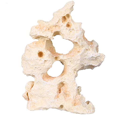 Aqua Della, Dekoration für Aquarium, Combolava XL - 35,5 x 24 x 15,5 cm, in Polyesterharz, Nicht -toxischem und neutralem pH, geeignet für Aquarium frisch und gesalzenes Wasser, realistisch von Smurfs AquaDella