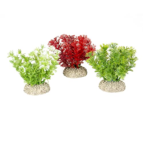 Aqua Della, Künstliche Pflanze, bunt, aus flexiblem Kunststoff, Hottonia S – 10 cm, widerstandsfähiger Standfuß, bietet Schuppen und Orte der Reproduktion, geeignet für Aquarien und Terrarien Aqua Della, Künstliche Pflanze, bunt, aus flexiblem Kunststoff, Hottonia S – 10 cm, widerstandsfähiger Standfuß, bietet Schuppen und Orte der Reproduktion, geeignet für Aquarien und Terrarien von Aqua Della