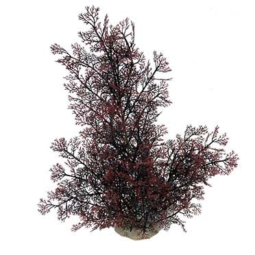 Aqua Della, Künstliche Pflanze aus flexiblem Kunststoff Phönix XL – 56 cm rot, robuster Standfuß, bietet Unterschlupf und Brutstätten, geeignet für Aquarien und Terrarien von Aqua Della