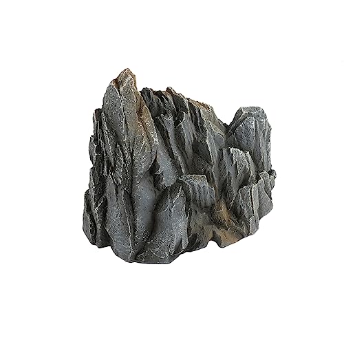 Aqua Della Patagonischer Felsen M – 20,5 x 11,5 x 16 cm, Anthrazit von Aqua Della