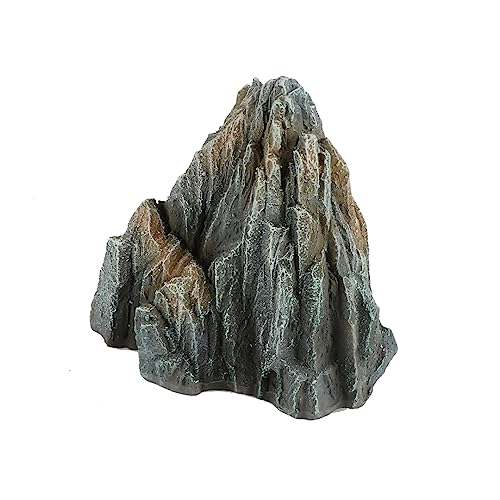 Aqua Della Patagonischer Felsen S, 11 x 8 x 10,7 cm, Anthrazit von Aqua Della