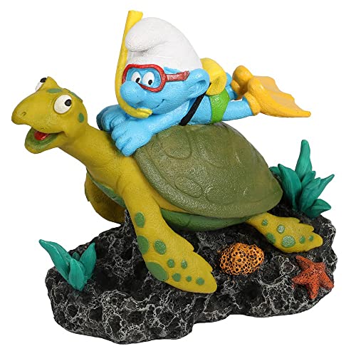 Smurfs AquaDella, Schlümpfe unter Wasser Schildkröte, 12,9 x 7,5 x 12 cm, Mehrfarbig, Fisch, Mehrfarbig von Aqua Della