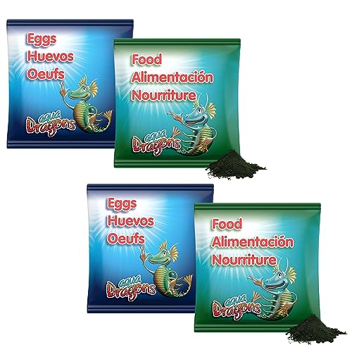 Aqua Dragon Starter Kit, Schlüpfen und Züchten von Unterwasserhaustieren zu Hause, pädagogisches STEM-Spielzeug mit Eiern und Tierfutter, 2 Packung Aqua Dragon Starter Kit, Schlüpfen und Züchten von Unterwasserhaustieren zu Hause, pädagogisches STEM-Spielzeug mit Eiern und Tierfutter, 2 Packung von Aqua Dragons