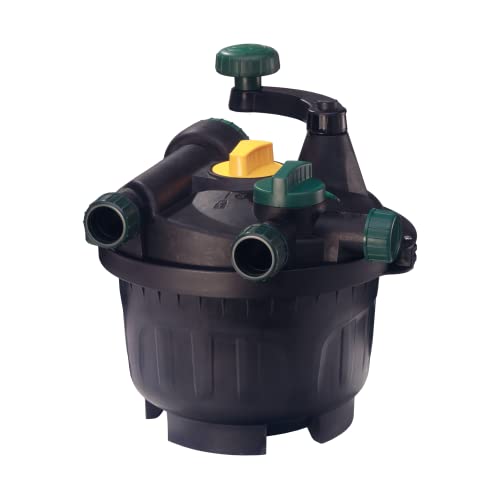 Aqua Garden Teichfilter, kein Schaumstoff, mechanische und biologische Filtermaterialien, pflegeleichter Filter, UV-Klärer gegen Algen, sauberes und klares Wasser, für Teiche bis zu 7000 Litern, Schwarz Aqua Garden Teichfilter, kein Schaumstoff, mechanische und biologische Filtermaterialien, pflegeleichter Filter, UV-Klärer gegen Algen, sauberes und klares Wasser, für Teiche bis zu 7000 Litern, Schwarz von Aqua Garden
