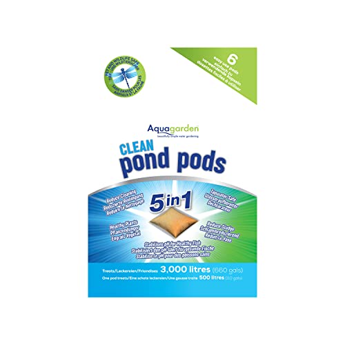 Aquagarden, Clean Pond Pods, Weniger Teichschlamm, Aufbereitung von Leitungswasser, seltenere Reinigung von Filtern, gesunde Pflanzen, stabilisiert den pH-Wert, 6er-Packung Aquagarden, Clean Pond Pods, Weniger Teichschlamm, Aufbereitung von Leitungswasser, seltenere Reinigung von Filtern, gesunde Pflanzen, stabilisiert den pH-Wert, 6er-Packung von Aqua Garden