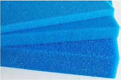 Aqua Inspiration Polyether Filterschaum PPI 10 50 x 50 x 3 cm Blau von Aqua Inspiration