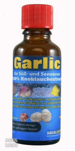 Aqua Light Knoblauch - 100% Reiner Knoblauchsaft 30 ml für Aquarien & Teiche von Aqua Light