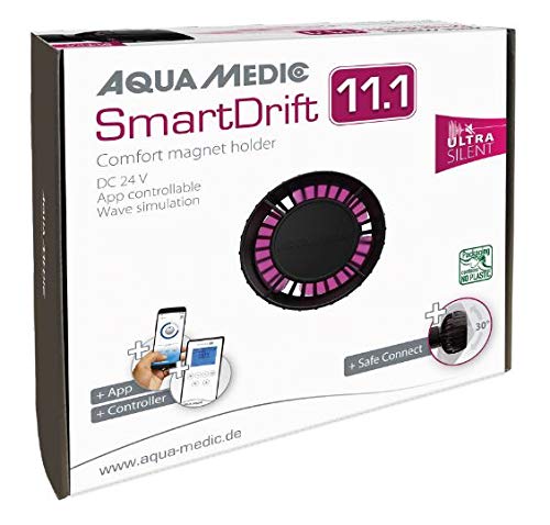 Aqua Medic SmartDrift 11.1, Kompakte „Ultra Silent“ Strömungspumpe, Steuerung über App oder Controller (inkl.) von Aqua Medic
