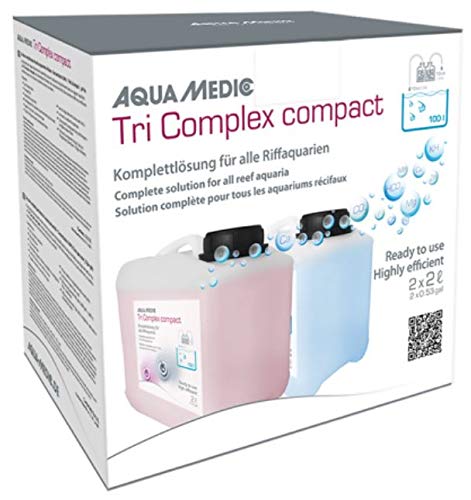 Aqua Medic Tri Complex compact 2x2l, Komplettlösung für alle Riffaquarien von Aqua Medic