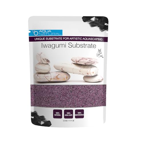 Aqua Natural Iwagumi Sand - Granat 3,5 kg - Ultra Premium Substrat für Aquascaping, Aquarien, Vivarien und Terrarien von Aqua Natural