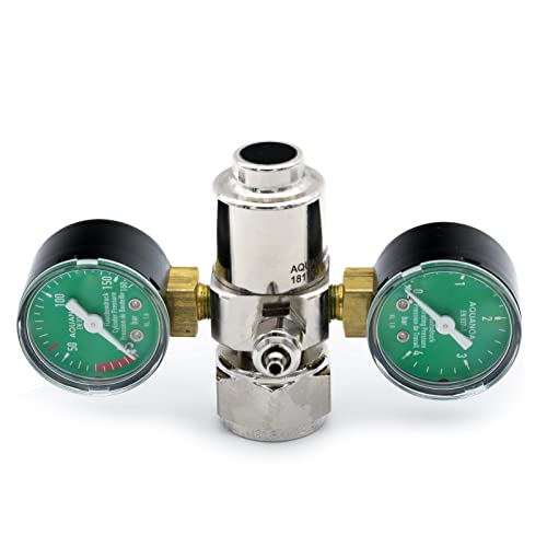 AQUA-NOA CO2 Druckminderer Basic Mehrweg mit 2 Manometer und Feinnadelventil von AQUA-NOA