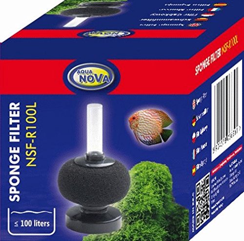 Biotope Aquatics Ltd Aqua Nova NSF-R100L Runder Schwammfilter für Aquarien, Frittier- und Quarantänebecken von Biotope Aquatics Ltd