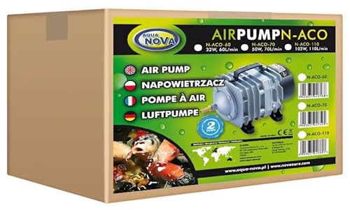 Aqua Nova Luftpumpe für Teich- oder Teich, N-ACO-70 Aqua Nova Luftpumpe für Teich- oder Teich, N-ACO-70 von Aqua Nova