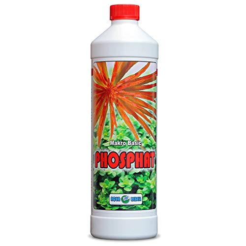 Aqua Rebell ® Makro Basic Phosphat Dünger - 1 Literflasche - optimale Versorgung für Ihre Aquarium Wasserpflanzen - Aquarium Dünger speziell für Wasserpflanzen entworfen von Aqua Rebell