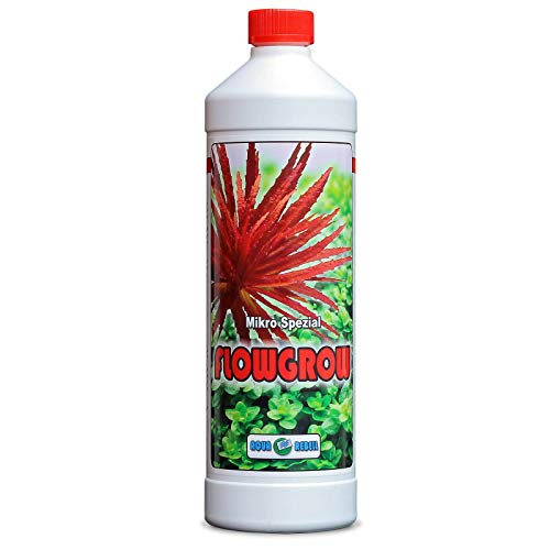 Aqua Rebell ® Mikro Spezial Flowgrow Dünger - 1 Literflasche - optimale Versorgung für Ihre Aquarium Wasserpflanzen - Aquarium Dünger speziell für Wasserpflanzen entworfen von Aqua Rebell