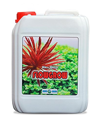 Aqua Rebell ® Mikro Spezial Flowgrow Dünger - 5 Literflasche - optimale Versorgung für Ihre Aquarium Wasserpflanzen - Aquarium Dünger speziell für Wasserpflanzen entworfen von Aqua Rebell