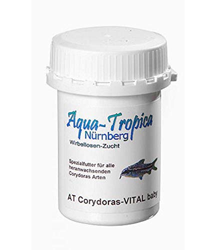 Aqua-Tropica ATF-106 Corydoras-VITAL Baby - Zucht- und Aufzuchtfutter für heranwachsende Panzerwelse40 von Aqua-Tropica