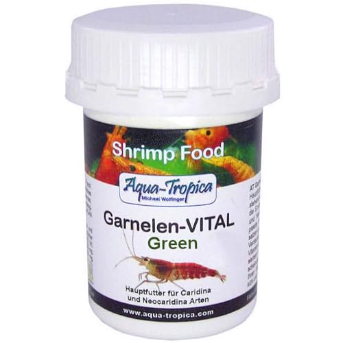 Aqua-Tropica Garnelen-VITAL Green - Garnelenfutter I 100% Natürlichee inhaltsstoffe I Fördert gesunde Entwicklung I 35g Aqua-Tropica Garnelen-VITAL Green - Garnelenfutter I 100% Natürlichee inhaltsstoffe I Fördert gesunde Entwicklung I 35g von Aqua-Tropica