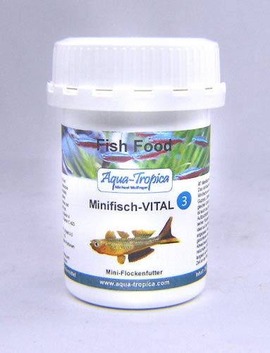 Aqua-Tropica Minifisch-VITAL Flake 3 - Mini Flocken 20g Aufzuchtfutter von Aqua-Tropica