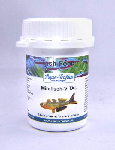 Aqua-Tropica Minifisch-VITAL Gran 30g - Futtergranulat für Jungfische, Minifische von Aqua-Tropica