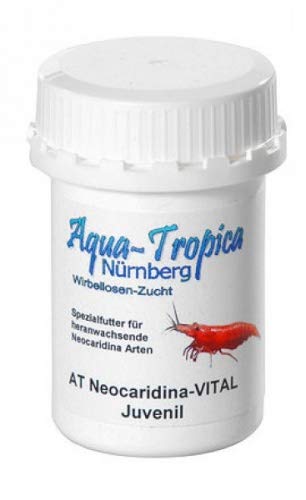 Aqua-Tropica Neocaridina VITAL Juvenil - Farbfutter für Zwerggarnelen, 45 g von Aqua-Tropica