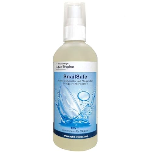 Aqua-Tropica Schnecken-VITAL Snail Safeguard - 125 ml - Der erste Wasseraufbereiter und Pflegemittel für Aquarienschnecken mit Calcium und Mineralien mit praktischem Dosierspender Aqua-Tropica Schnecken-VITAL Snail Safeguard - 125 ml - Der erste Wasseraufbereiter und Pflegemittel für Aquarienschnecken mit Calcium und Mineralien mit praktischem Dosierspender von Aqua-Tropica