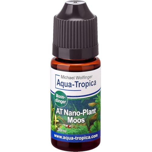 Nano-Plant Moos Flüssigdünger für Aquarienmoose 30 ml für 6000 Liter – Spezialdünger ohne Nitrat & Phosphat – Für Garnelen & Nano-Aquarien – Fördert Mooswachstum & sattgrüne Moose Nano-Plant Moos Flüssigdünger für Aquarienmoose 30 ml für 6000 Liter – Spezialdünger ohne Nitrat & Phosphat – Für Garnelen & Nano-Aquarien – Fördert Mooswachstum & sattgrüne Moose von Aqua-Tropica
