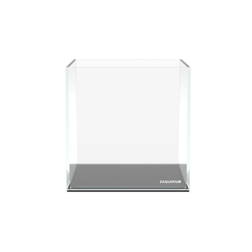 Collar Aquarium 5 l - Weißglas - Nano-Aquarium mit ultra-transparentem Glas - mit Abdeckscheibe und Unterlegmatte von COLLAR