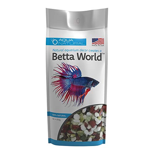 AquaNatural Betta World Tutti Frutti Kies/Steine/Substrat für Aquarien, Rot, Weiß und Grün von AquaNatural