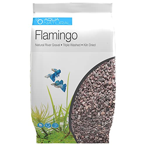 AquaNatural Flamingo 4,5 kg Kiessubstrat für Aquascaping, Aquarien, Vivarien und Terrarien, 4-6 mm von Aqua Natural