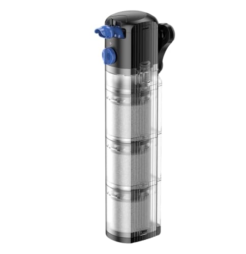 AquaOne Aquarium Filter CF-900S I Regelbarer Innenfilter für Aquarien bis 250 Liter I Pumpe mit 900 L/h Durchfluss I Aquariumfilter für Süß- und Meerwasser Becken von AquaOne