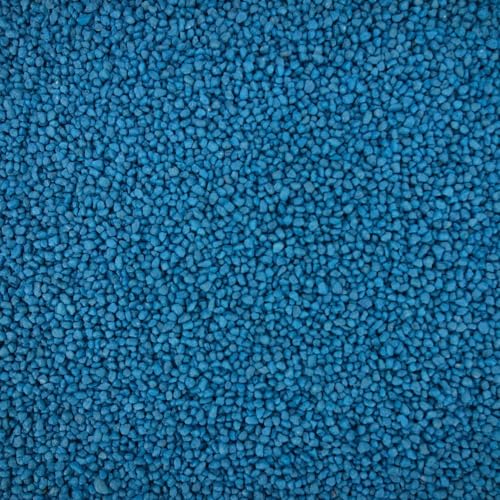 AquaOne Aquarium Kies 5 kg Bodengrund türkis 2-3 mm I Aquariumkies Premium Qualität I Quarzkies abgerundete Körnung I Aquariumkies Deko Aquascaping Dekoration von AquaOne