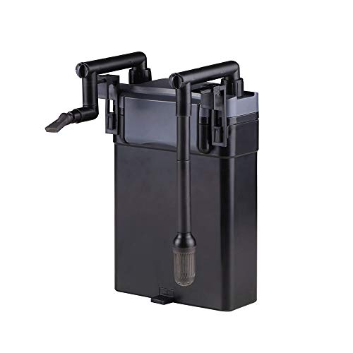 AquaOne Aquarium Hang On Filter HBL-803 I Außenfilter für Aquarien bis 150 Liter I Hochwertiger Aquariumfilter 500 L/h I Regelbarer Anhängefilter 6 Watt Pumpe von AquaOne