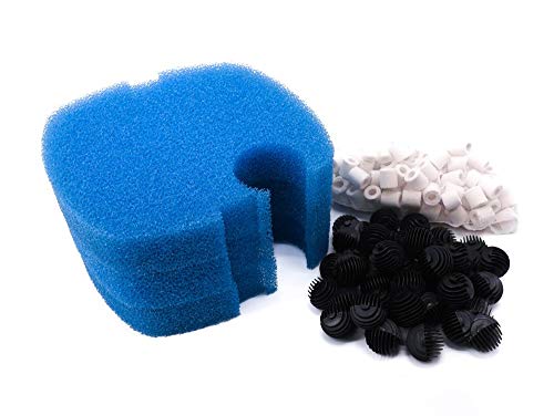 AquaOne Filtermaterial Set Außenfilter HW 304 704 Bio Balls Keramik Ringe 3 Schwämme AquaOne Filtermaterial Set Außenfilter HW 304 704 Bio Balls Keramik Ringe 3 Schwämme von AquaOne