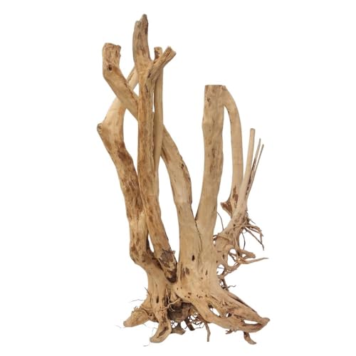 AquaOne Stump Wurzel Nr.2491 Aquarium Wurzel Holz Deko Aquascaping Dekoration Landschaft Mangrove Moorkien Moorwood Moos Natur Echtholz von AquaOne