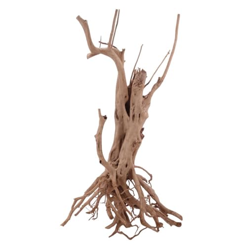 AquaOne Stump Wurzel Nr.2494 Aquarium Wurzel Holz Deko Aquascaping Dekoration Landschaft Mangrove Moorkien Moorwood Moos Natur Echtholz von AquaOne