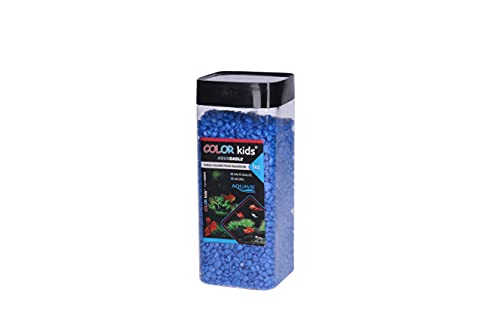 Natürlicher Sand, Aquasierbar, im Topf, 1 kg, Blau S4 von AquaVie
