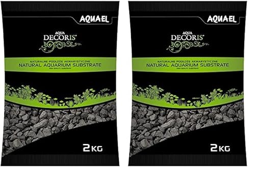 Aquael Basaltkies 2-4 mm - 2 kg (Packung mit 2) von Aquael