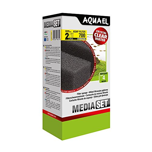 Aquael Standard Schaumstoff für Filter ASAP 700 Für Aquarien 2 teilig von Aquael