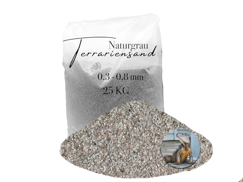 25 kg Terrarien Sand Terrarium Sand Terrarienkies hellgrau 0,3-0,8 mm 25 kg Terrarien Sand Terrarium Sand Terrarienkies hellgrau 0,3-0,8 mm von Aquagran