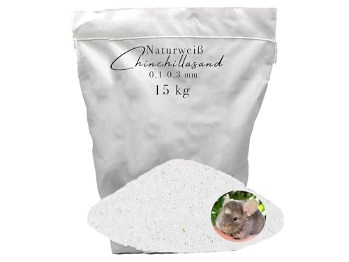 Aquagran 15 kg Chinchillasand Badesand 0,1-0,3 mm hocherhitzt keimfrei samtweich weiß umweltfreundlich papierverpackt Aquagran 15 kg Chinchillasand Badesand 0,1-0,3 mm hocherhitzt keimfrei samtweich weiß umweltfreundlich papierverpackt von Aquagran